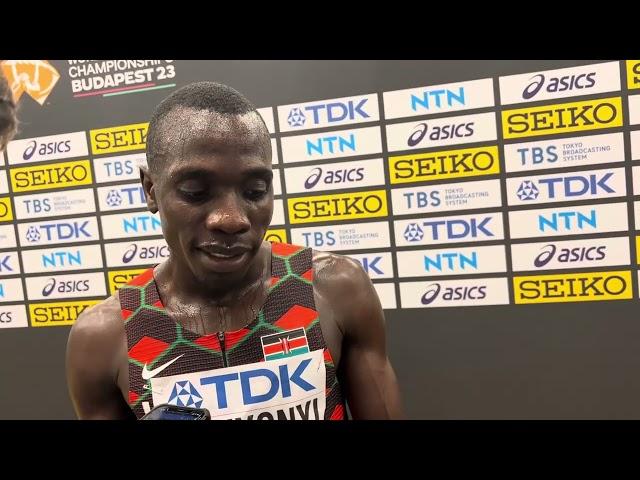 Emmanuel Wanyoni ready for 800 final for Kenya