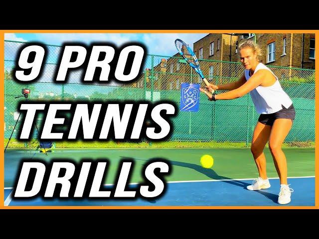 High Intensity Tennis Drills for Advanced Players | High Performance Tennis Drills | Supreme Tennis