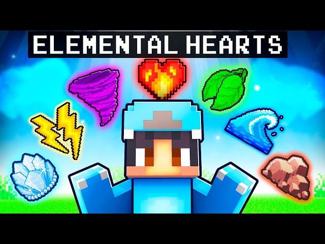 Omz has ELEMENTAL Hearts in Minecraft!