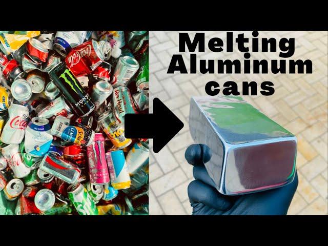 Massive Can Meltdown - Pure Aluminum From Cans - ASMR Metal Melting - Trash To Treasure - BigStackD