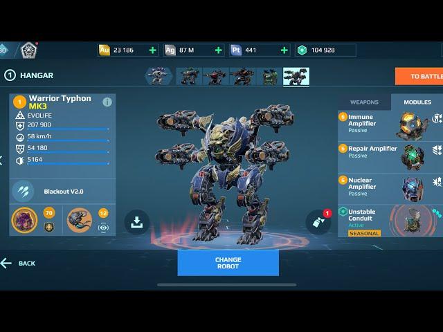 Typhon Shield Breaker and ANTI Stealth | War Robots Gameplay