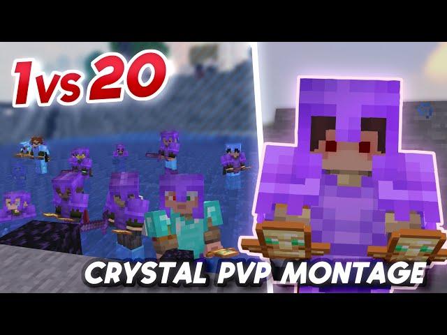 1vs20 \ #СПм vs #СП \ CRYSTAL PVP MONTAGE \ Minecraft 1.19.2