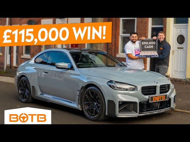 TAXI DRIVER WINS NEW BMW + £50,000 DAYS AFTER HIS OLD CAR BROKE DOWN! | BOTB Winner