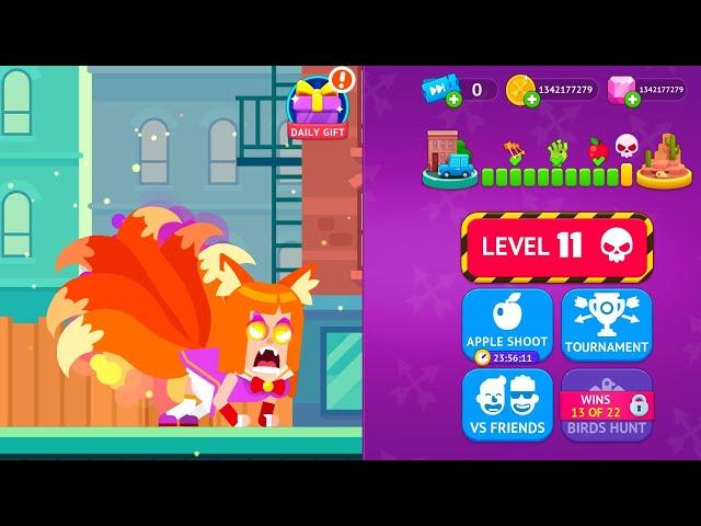 bowmasters kitsune 6 tail form vip gameplay - Unlimited Money & Unlocked All Characters Mod 2024