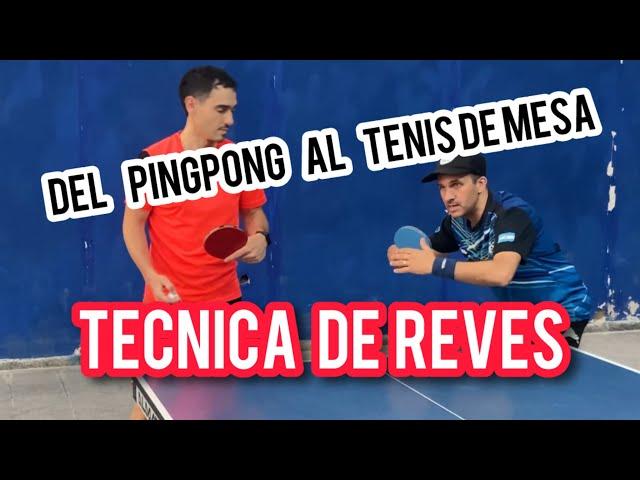 Como golpear de revés en TENIS DE MESA | #pingpong #tutorial