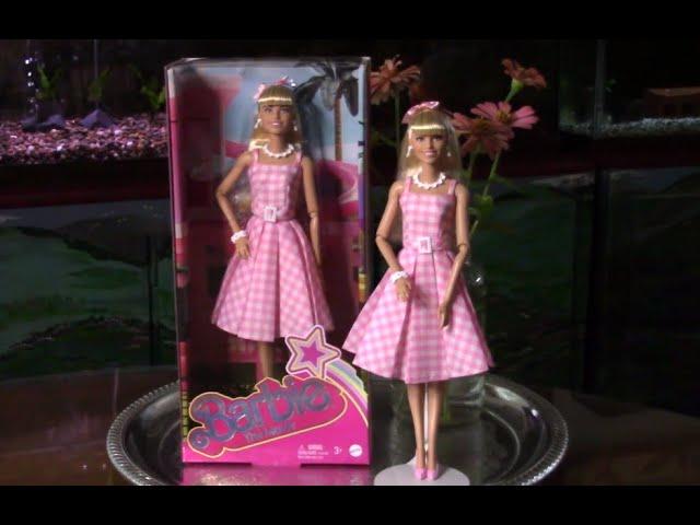 Barbie Doll -  The Movie -  Margo Robbie In Pink Gingham Dress - 2023