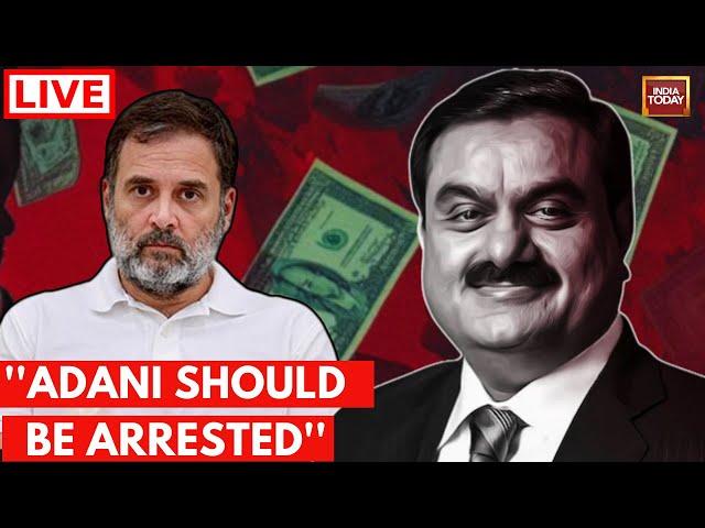 Gautam Adani Bribery Scandal LIVE Updates: Rahul Gandhi On Adani | Adani Group Tirmoil |Adani Shares