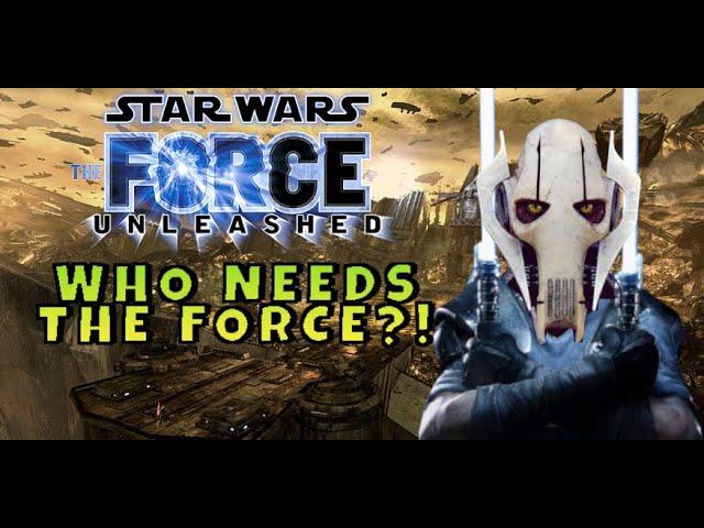 Can you beat the Force Unleashed without the Force and no upgrades?