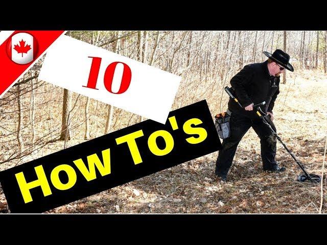 How To Metal Detect For Beginners | 10 How To Metal Detect Tips