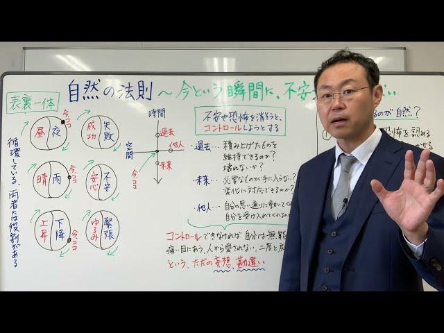 今の自分に向き合えば、未来への不安や恐怖はなくなる 〜自然の法則