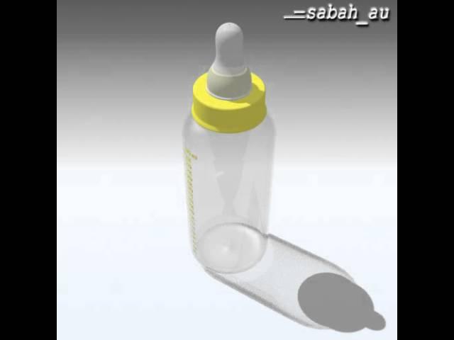 3D Model of Baby Bottle 01 Review