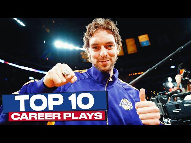 Pau Gasol Top 10 Career Plays 