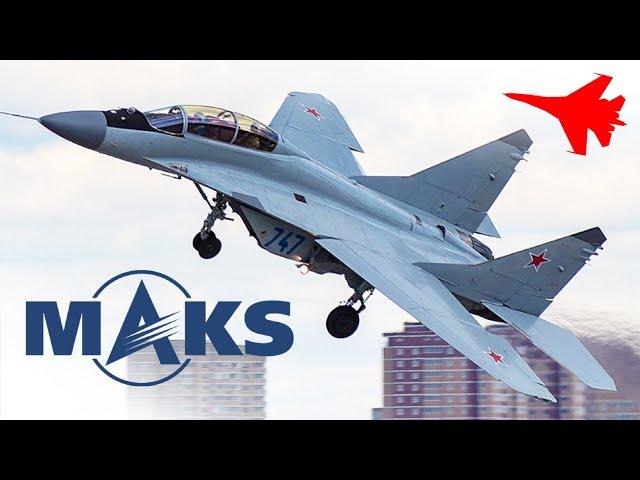 EPIC MIG-35 SOLO FLIGHT, BREATHTAKING SHOTS! ️ MAKS 2017 [Remastered]