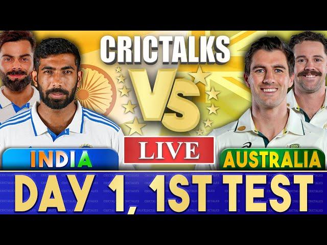 Live: IND Vs AUS, Day 1 - 1st Test | Live Scores & Commentary | India vs Australia | Last 10