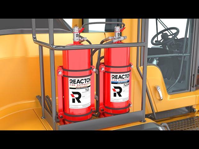 Automatic Fire Suppression System Overview for Vehicles - CATERPILLAR 930K