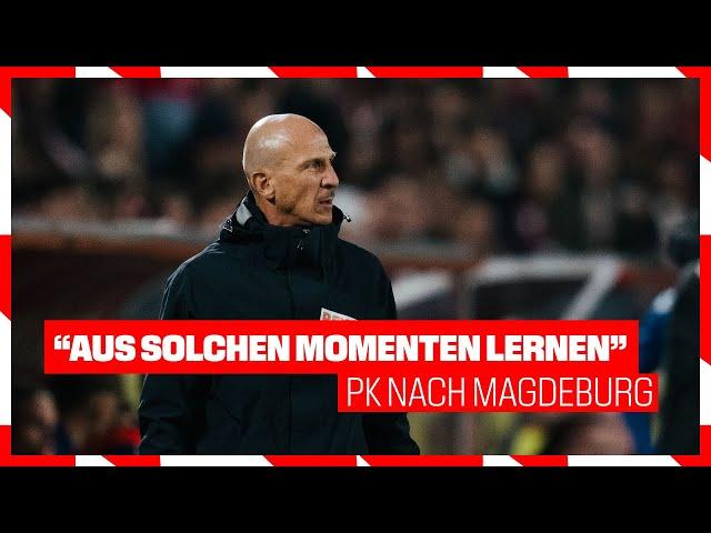 "Aus solchen Momenten lernen" - Pressekonferenz nach Magdeburg | 1. FC Köln – 1. FC Magdeburg 1:2