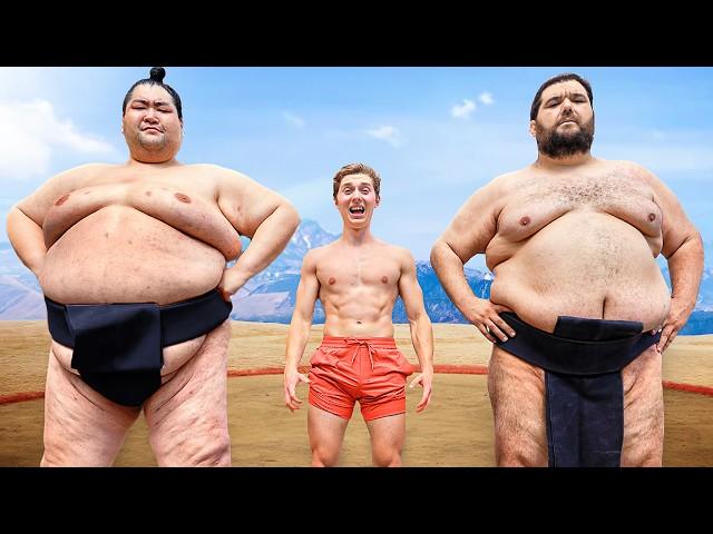 Training with Worlds Heaviest Sumo Wrestlers for 24 Hours