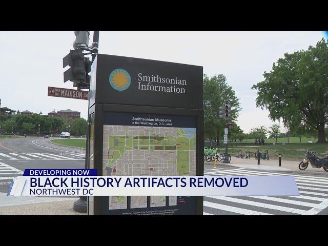 Black history artifacts removed from Smithsonian
