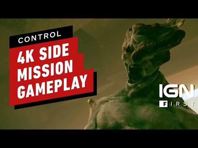 Control: Full Side Mission Gameplay (4K) - IGN First