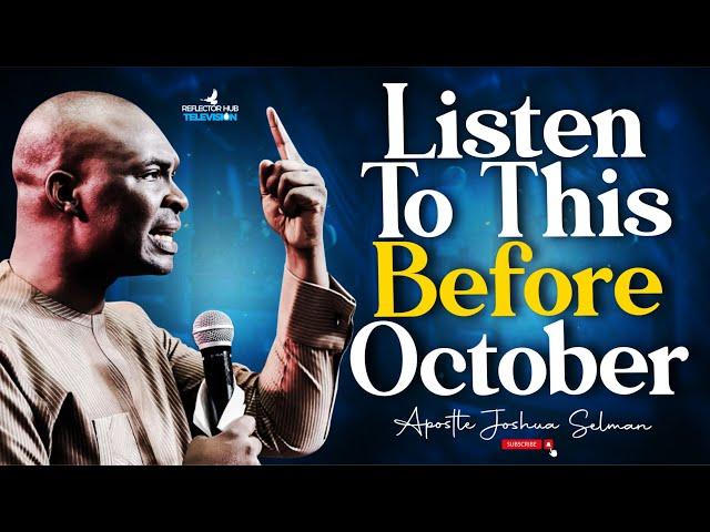 OH GOD VISIT ME MIDNIGHT PRAYERS BEFORE OCTOBER 2024 - APOSTLE JOSHUA SELMAN