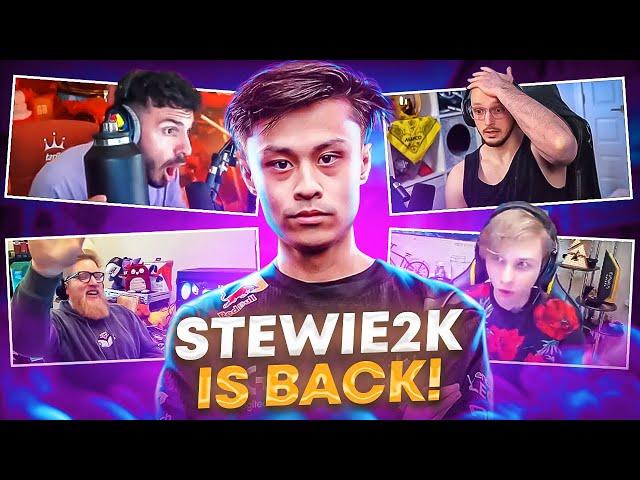 PRO PLAYERS & STRMS REACT TO INHUMAN STEWIE2K PLAYS!