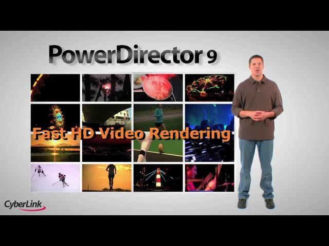 PowerDirector 9 - A revolution in video Editing