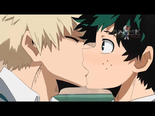 SFW Bakudeku Wholesome Kiss Behind The Scenes (BTS) 6 - Bakugo x Midoriya (YAOI) ft. Todoroki