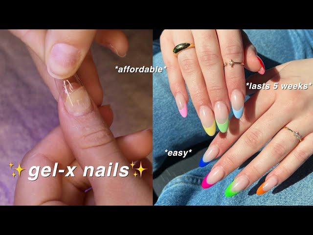 STEP BY STEP HOW I GET MY GEL-X NAILS TO LAST 5 WEEKS