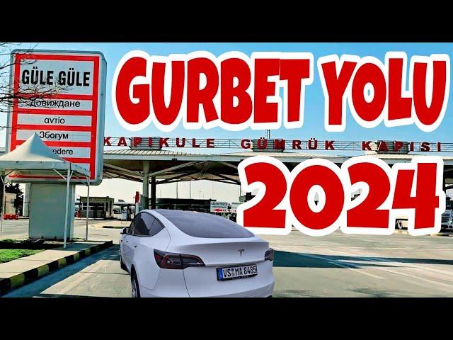 Elektrikli Araba ile Türkiye - Almanya 2343 KM / Gurbet Yolu 2024