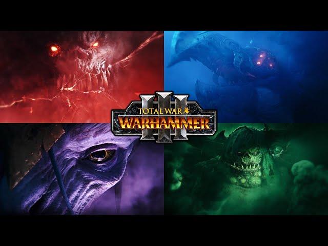 Enter the World of Total War Warhammer 3 – All Playable Faction Trailers 4K ULTRA HD