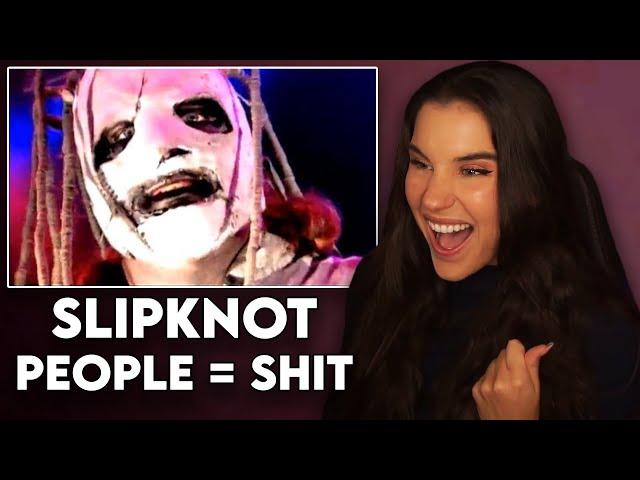 THIS IS CRAZY!! First Time Reaction to Slipknot - "People=Shit"