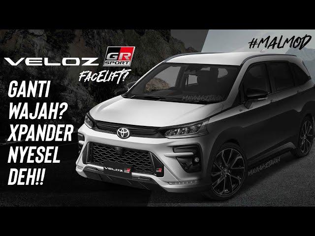 AVANZA-VELOZ FACELIFT 2025!? | XPANDER NYESEL! GR SPORT? | Virtual Modification #MALMOD #toyotaveloz