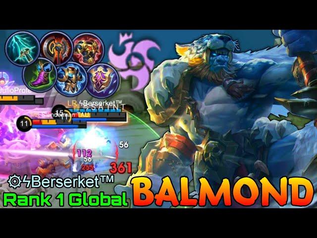 Hybrid Tank Balmond Monster Jungler - Top 1 Global Balmond by ︎ϟBerserket™ - Mobile Legends