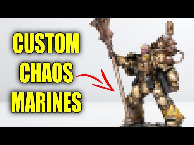 Kitbashing CUSTOM CHAOS SPACE MARINES: Nurgle Corrupted Iron Warriors