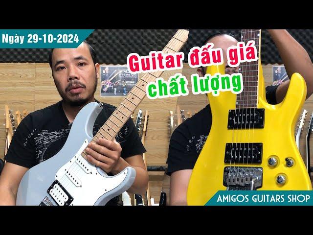 Guitar điện đấu giá Nhật rất chất lượng và đa dạng mẫu, cấu hình | 29-10-2024 | Amigos Guitars Shop