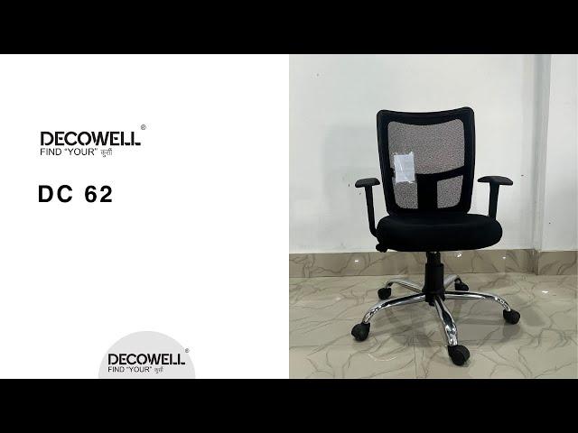 Decowell DC 62 Medium Back Mesh Office Chair