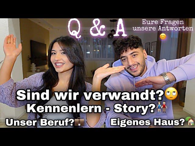 Sind wir verwandt?‍️‍ FIRST Q&A⁉️- Beruf ‍ HausKennenlern-Story️ | RabiaxEren