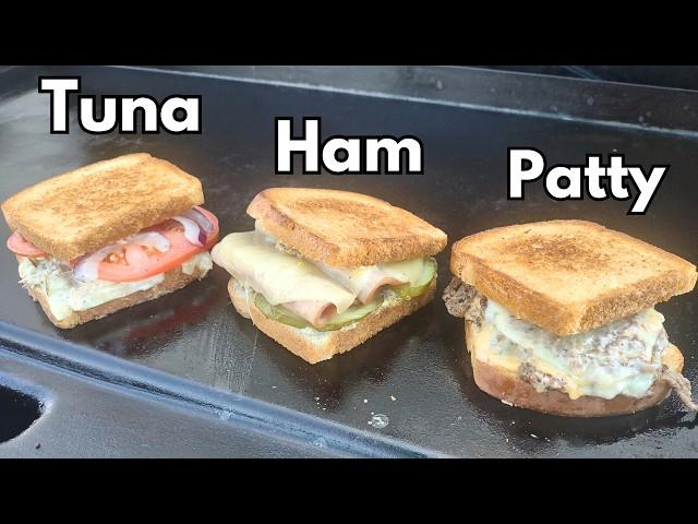 Griddle Recipes: 3 Simple Grilled Sandwiches