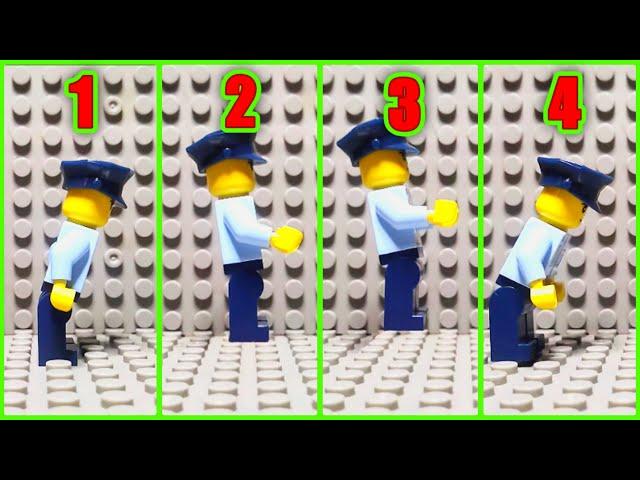 Как снять АНИМАЦИЮ ПРЫЖКА Лего Фигурки на телефон в «Stop Motion Studio Pro» - Lego Animation