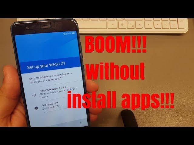 Huawei P10 Lite / WAS-LX1/.Remove Google account bypass frp.