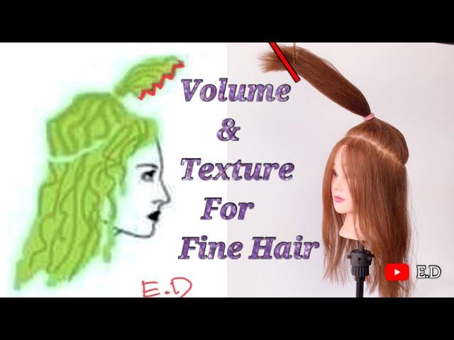 2)) [DIY] Volume and Texture For Fine Hair /Para Cabello Fino /Texturiser vos cheveux