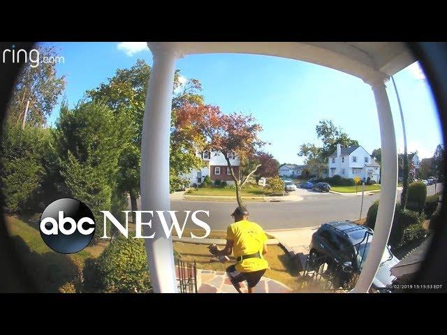 Local police team up with Ring doorbell cameras for porch pirate defense l ABC News