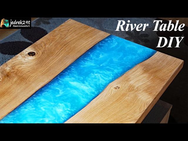 River Epoxy Table. Woodworking Projects. Table design / RESIN ART