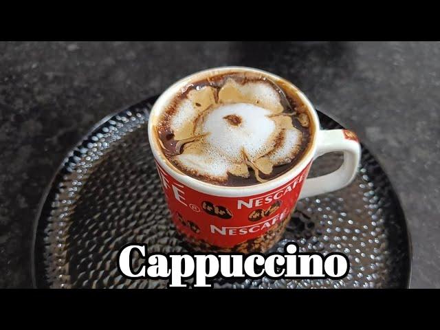 cappuccino recipe//homemade cappuccino//make cappuccino without coffee machines//kalpana's kitchen