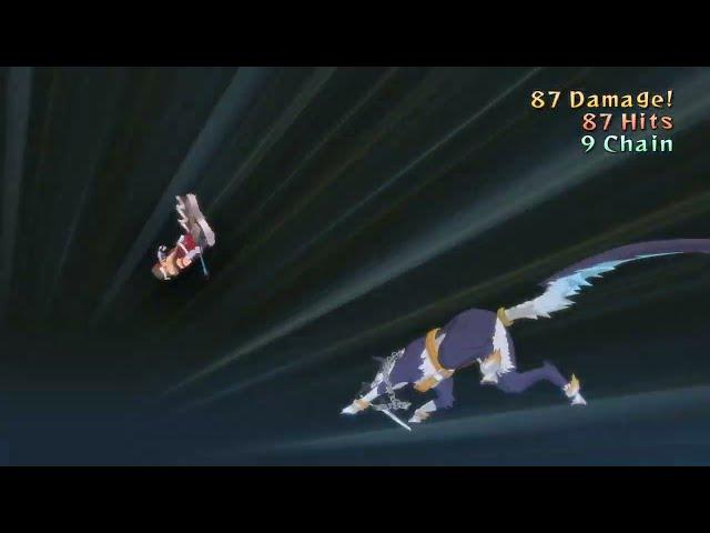 Repede 87-Hit Combo! [Tales of Vesperia: DE]