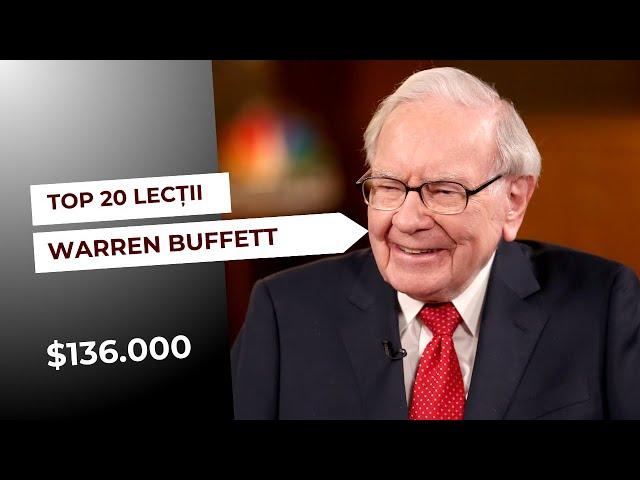 Warren Buffett - Top 20 lecții și sfaturi (am citit TOATE scrisorile lui) | DIVIDENDE