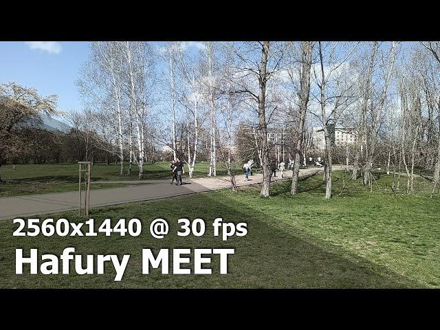 Hafury MEET - 2K (1440p) 30 fps camera video sample