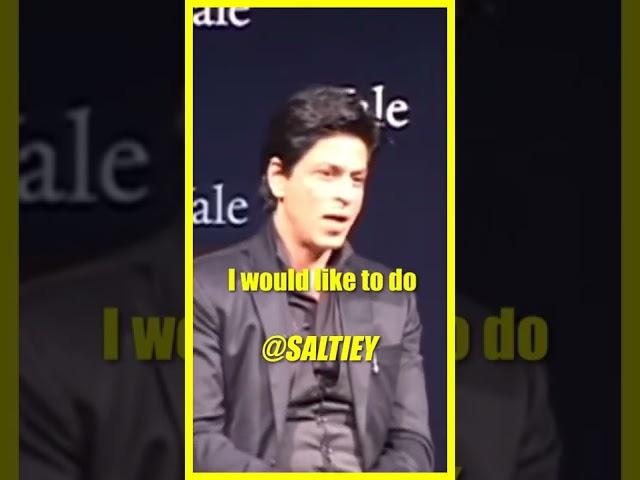 Don't take yourself too seriously- Shah Rukh Khan