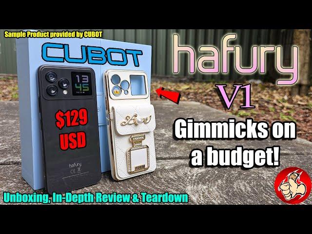 CUBOT HAFURY V1 Review - This $129 USD "Fashion" Phone has a Screen on the back!