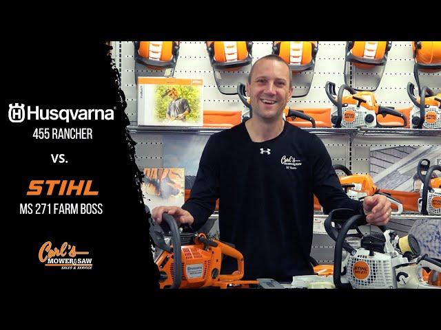 Chainsaw Comparison: Husqvarna 455 Rancher vs. Stihl MS 271